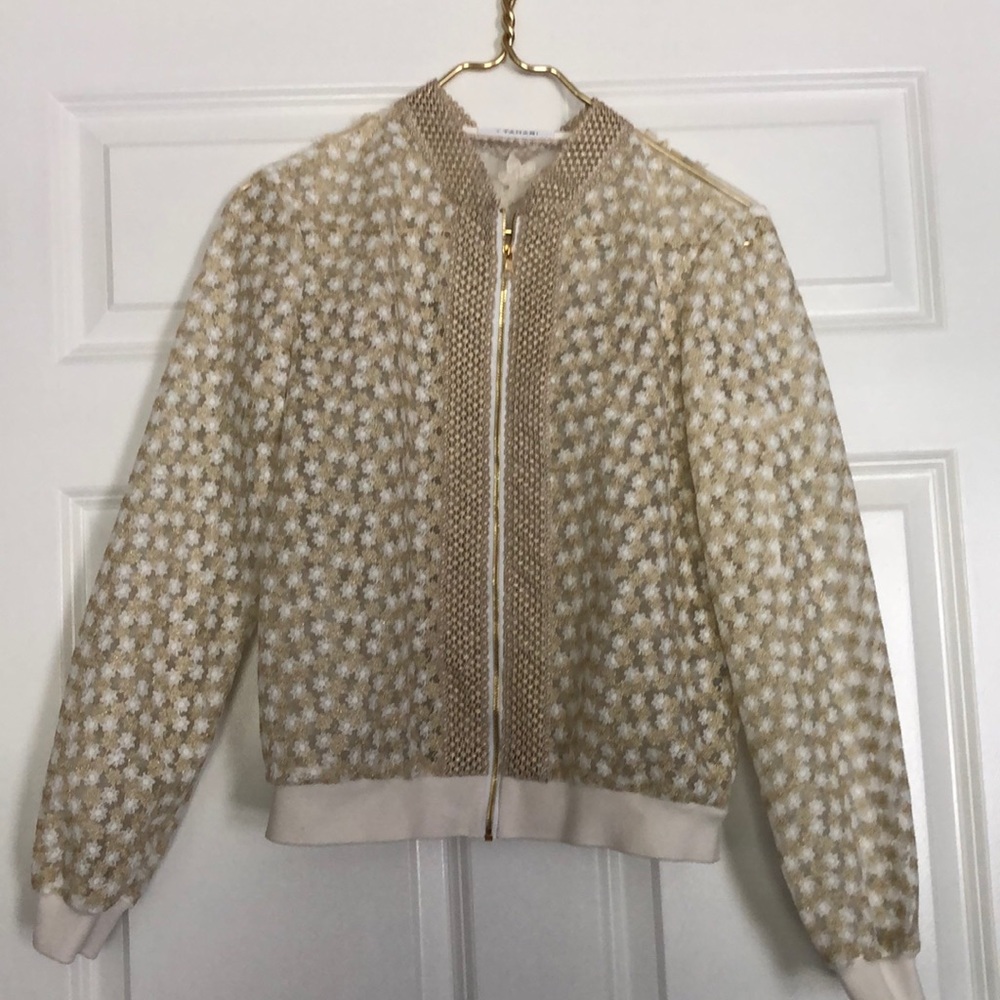 Tahari Appliqué Jacket! Stunning!